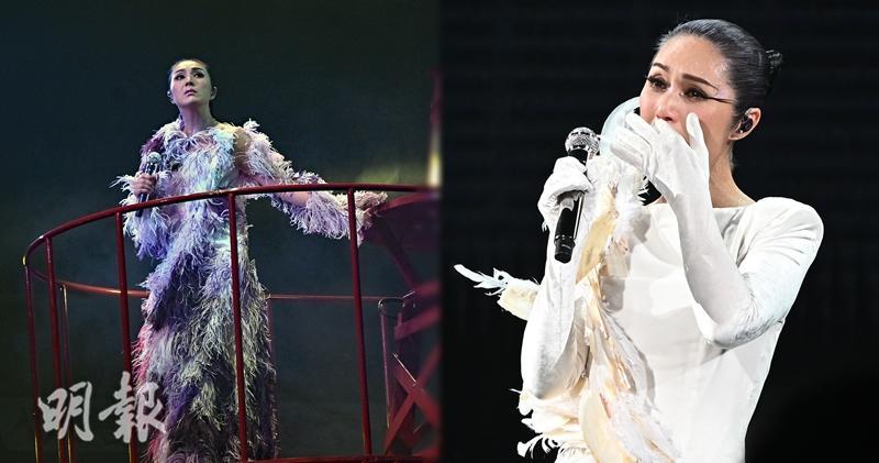 楊千嬅尾場騷落淚嘆回家路長 何超雲偕新歡捧場大方合照