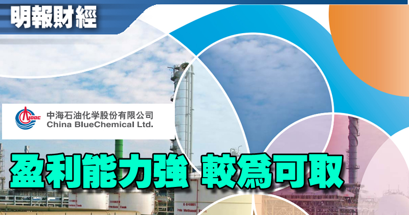【有片：選股王】中海化學盈利能力強 較為可取