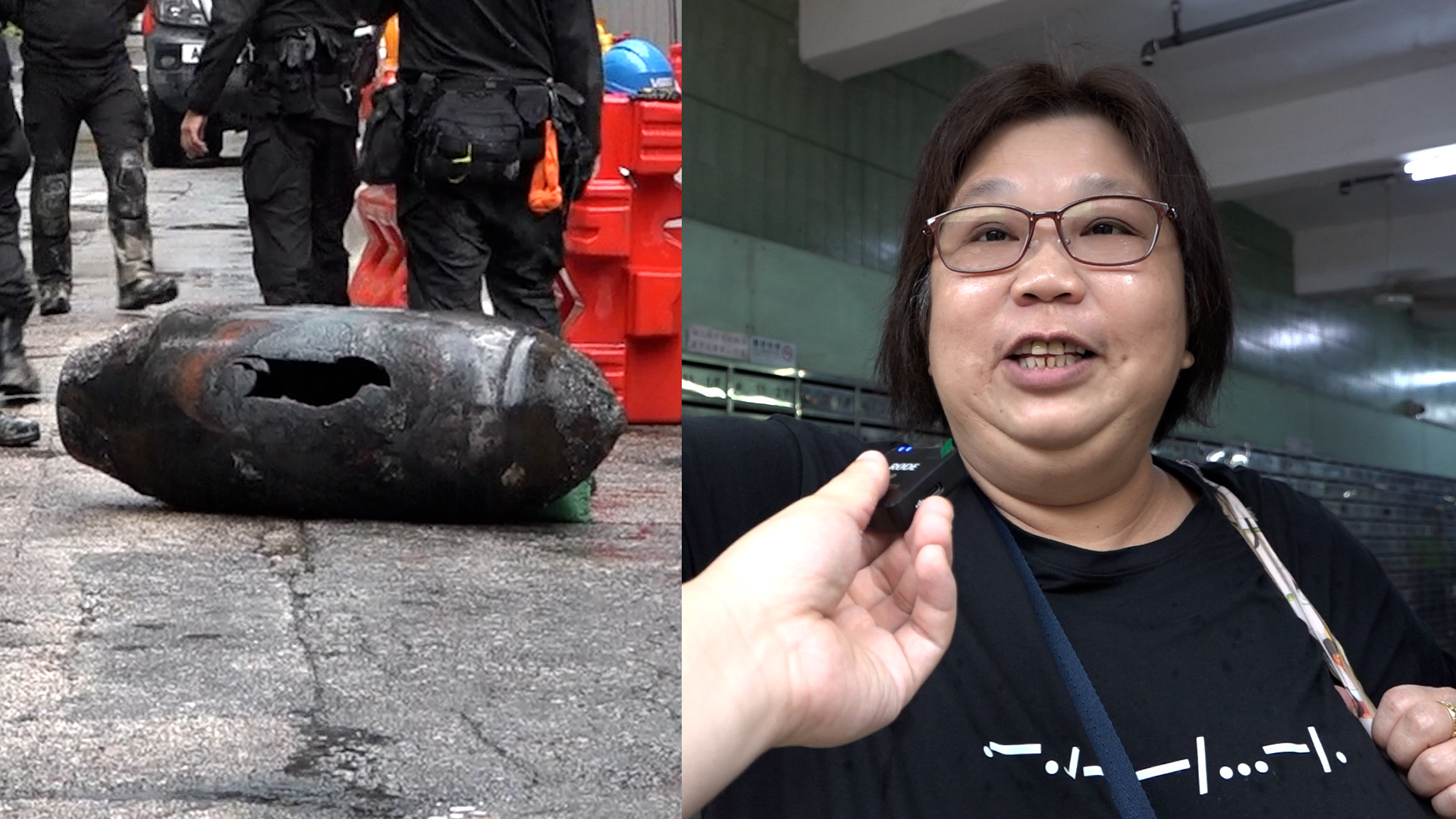 鰂魚湧戰時炸彈．短片｜拆彈9小時完成　目擊居民：警員冇乜裝備
